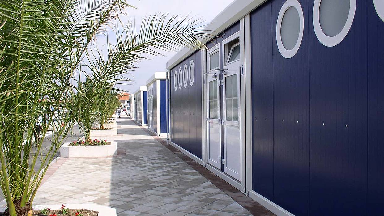 Trimo modularna prostorska rešitev – Marina