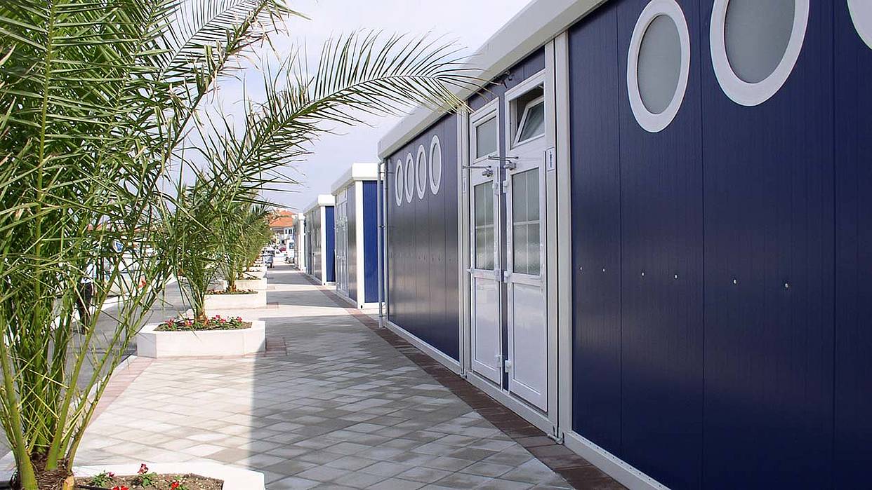 Trimo modular space solution – Marina facilities