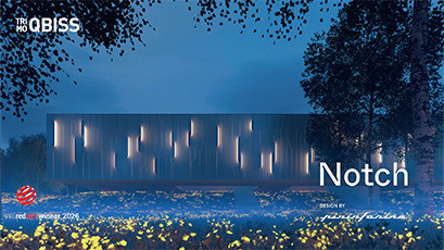 Qbiss Notch Wall System Receives the Red Dot Design Award