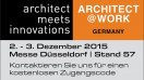 Einladung zu ARCHITECT@WORK in Düsseldorf